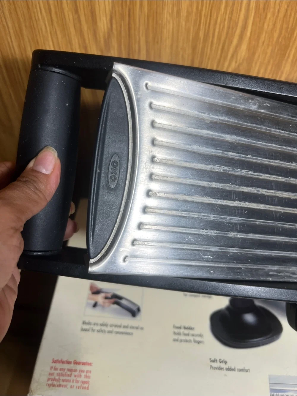 Oxo Black and Silver Mandoline Slicer